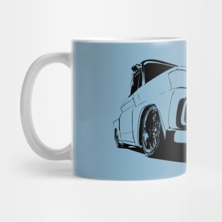 1965 Chevy C-10 Pickup - stylized monochrome Mug